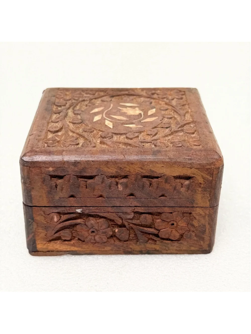Vintage India Carved Box